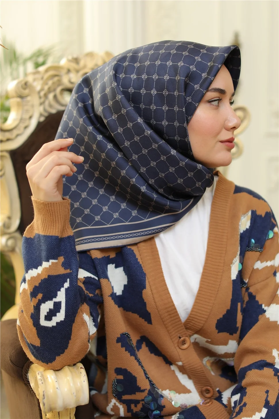 Silk Home Twill İpek Eşarp 11393-10