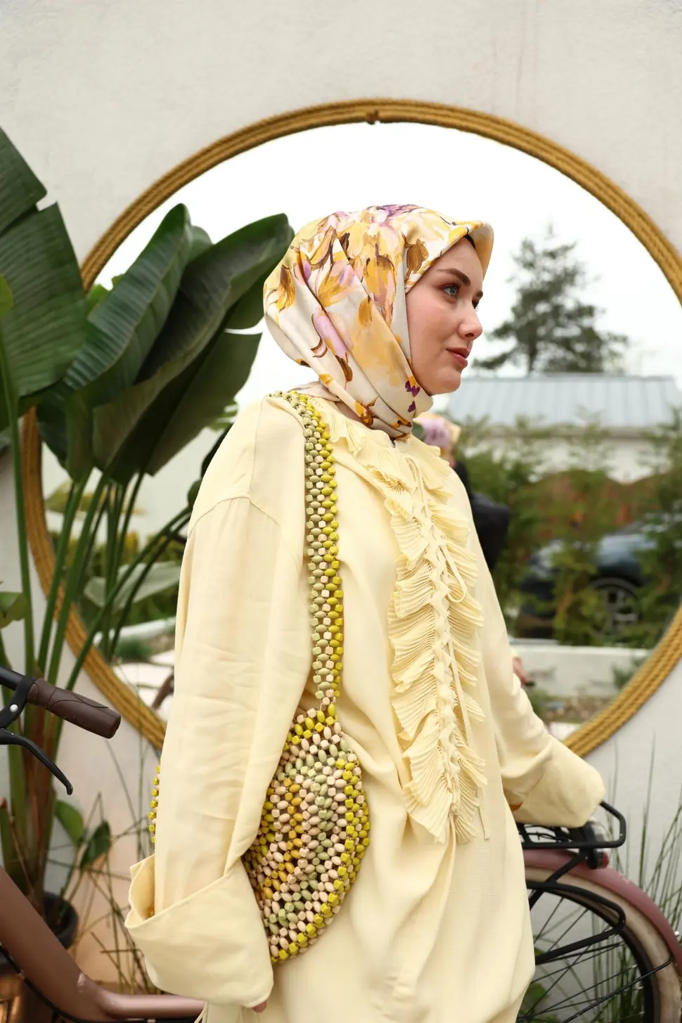 Silk Home Twill İpek Eşarp 11467-31 Taş, Yanık Sarı