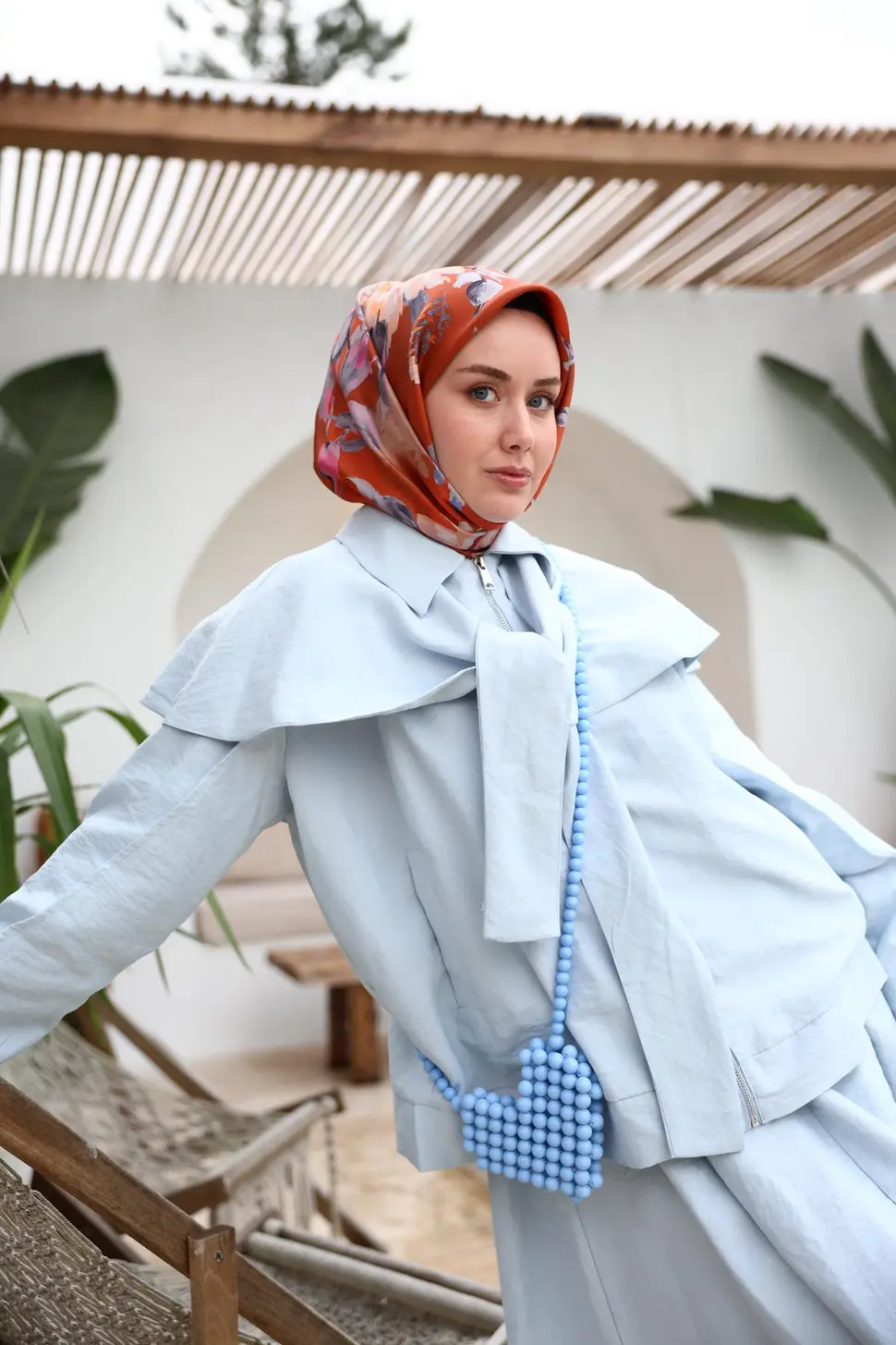 Silk Home Twill İpek Eşarp 11467-34 Koyu Turuncu