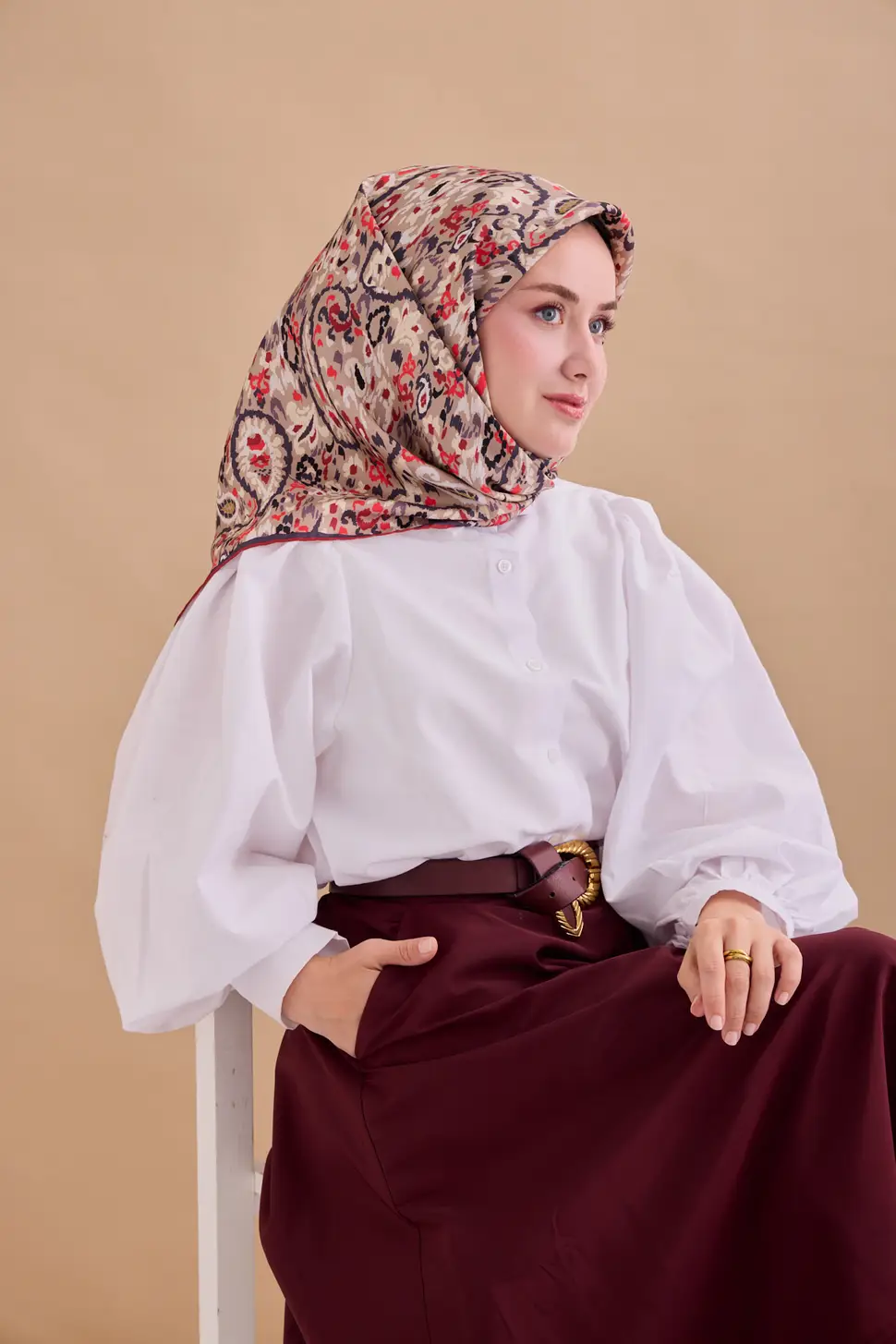 Silk Home Twill İpek Eşarp 11478-14