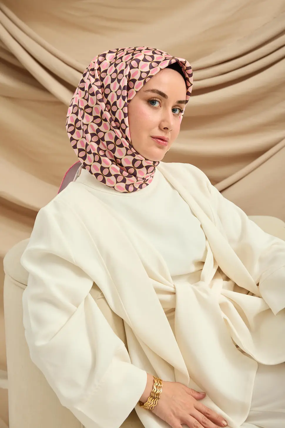 Silk Home Twill İpek Eşarp 11481-03 Toz Pembe