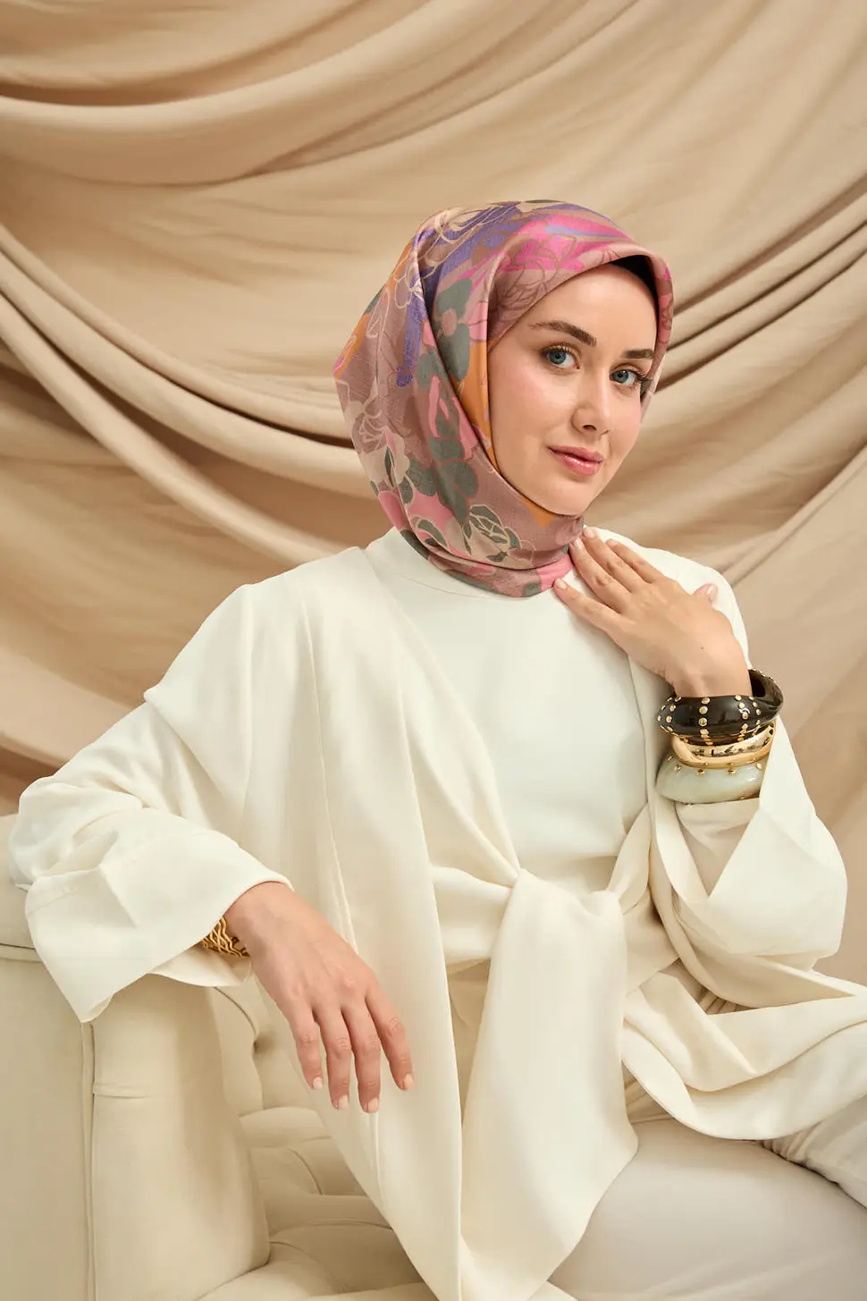 Silk Home Twill İpek Eşarp 11483-22