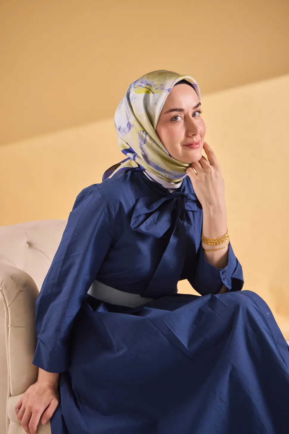 Silk Home Twill İpek Eşarp 11528-13 Petal Saks