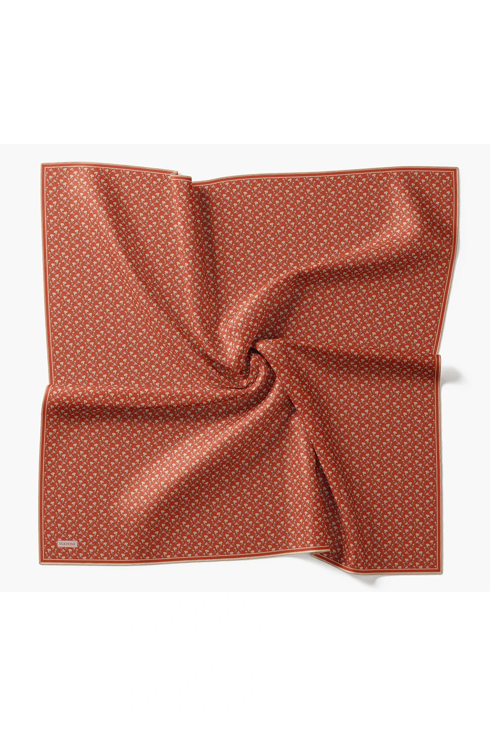 Silk Home Twill İpek Eşarp Mini Bouquet Narçiçeği