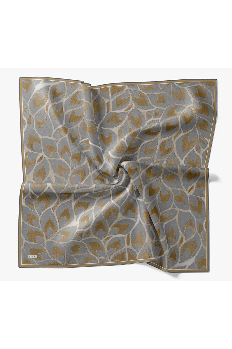 Silk Home Twill İpek Eşarp Aurelia Füme