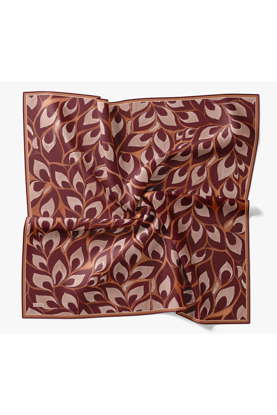 Silk Home Twill İpek Eşarp Aurelia Bordo