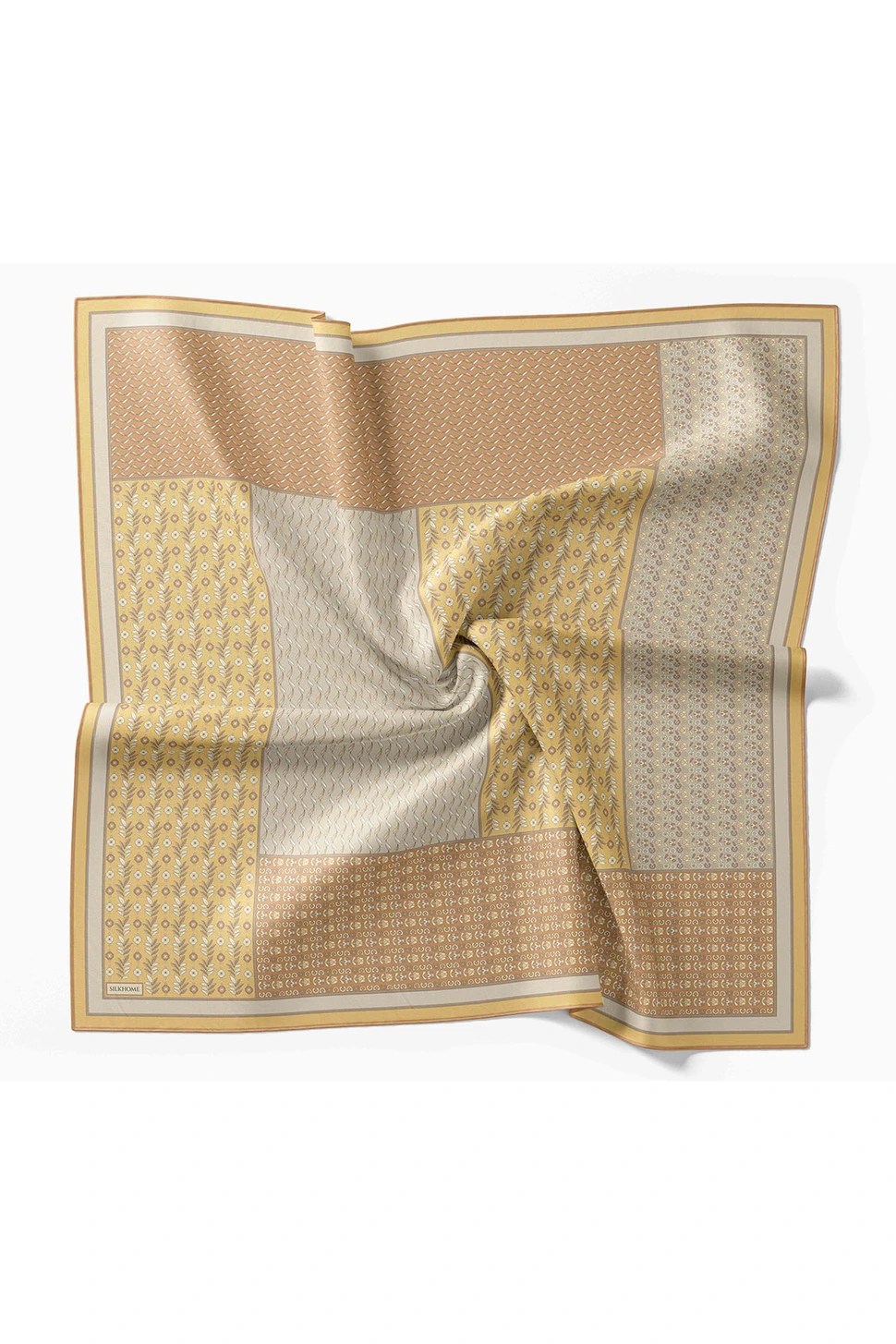 Silk Home Twill İpek Eşarp Mihenk Sarı