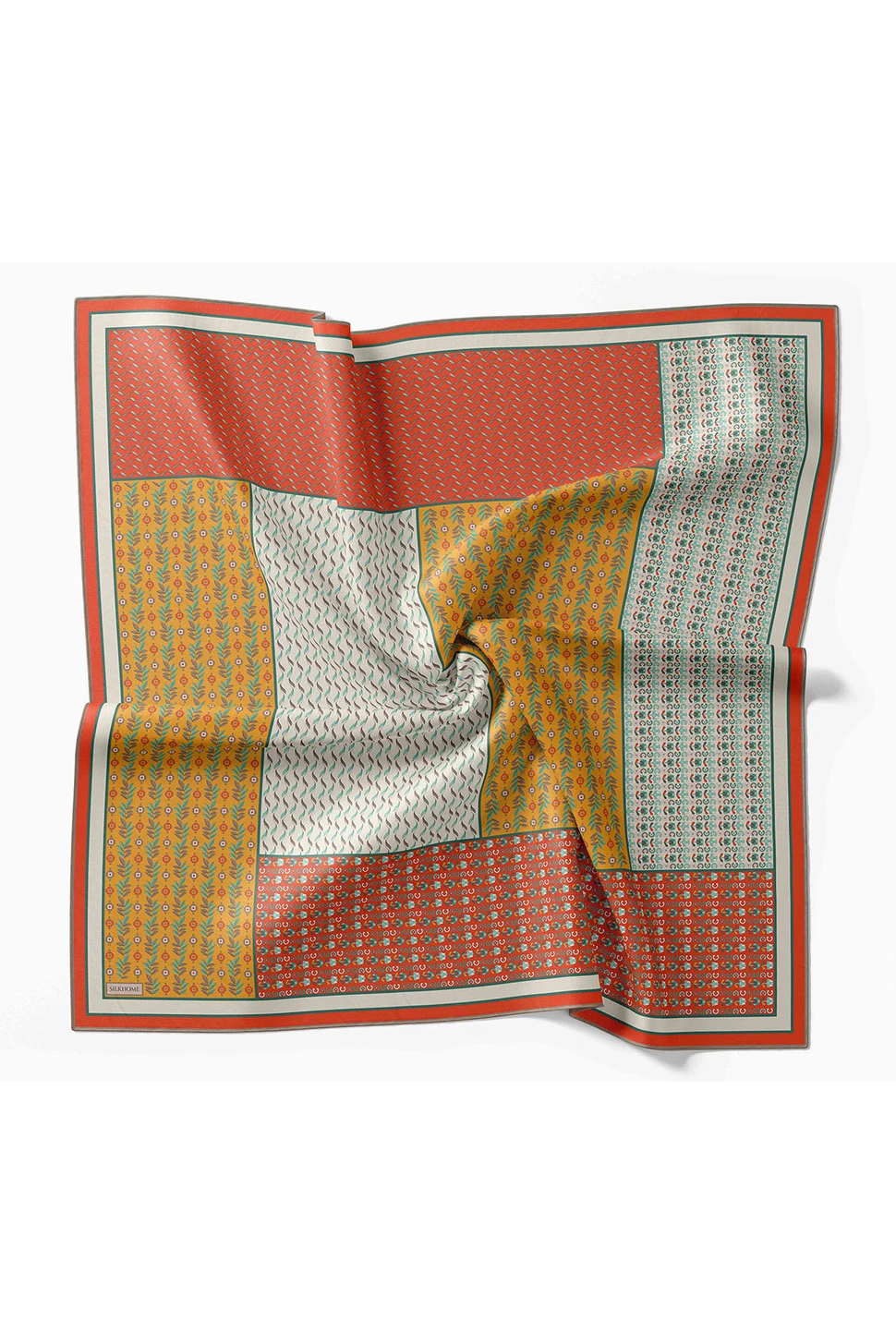Silk Home Twill İpek Eşarp Mihenk Turuncu