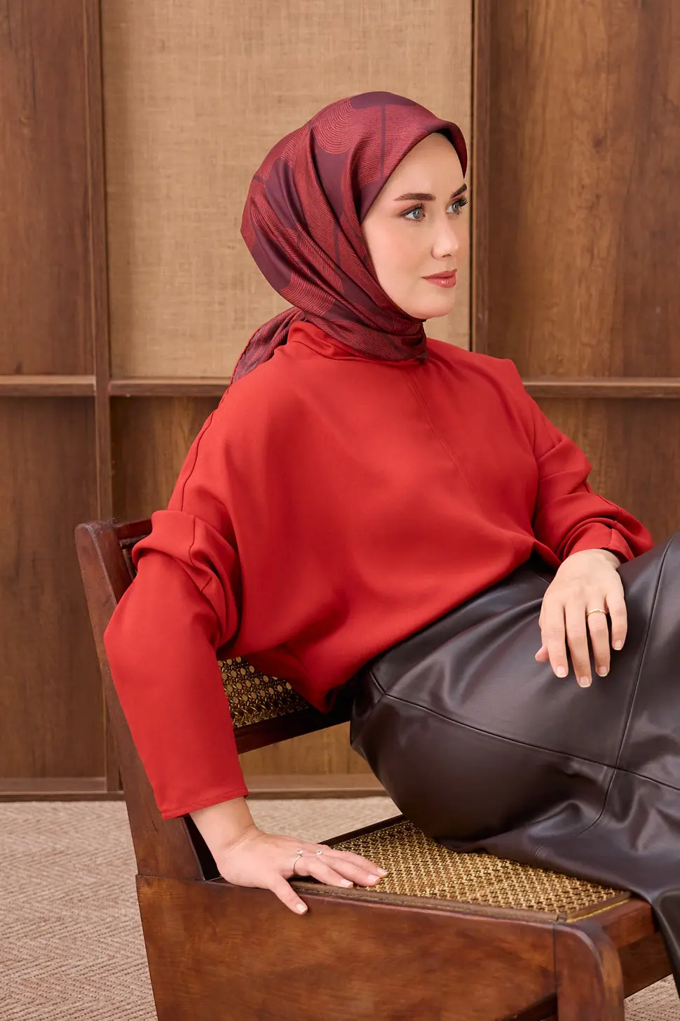 Silk Home Twill İpek Eşarp Vega Mürdüm