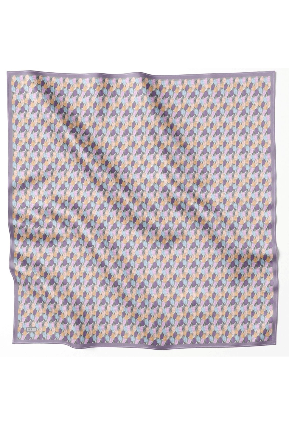 Belli Twill İpek Eşarp 4204-33 Gri, Lila, Pembe, Mor