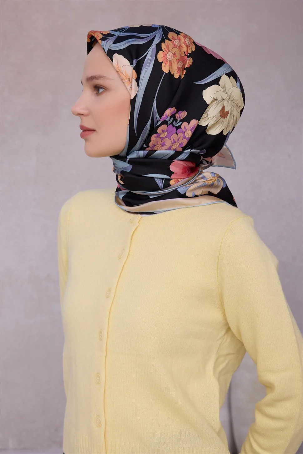 Belli Twill İpek Eşarp 4219-33