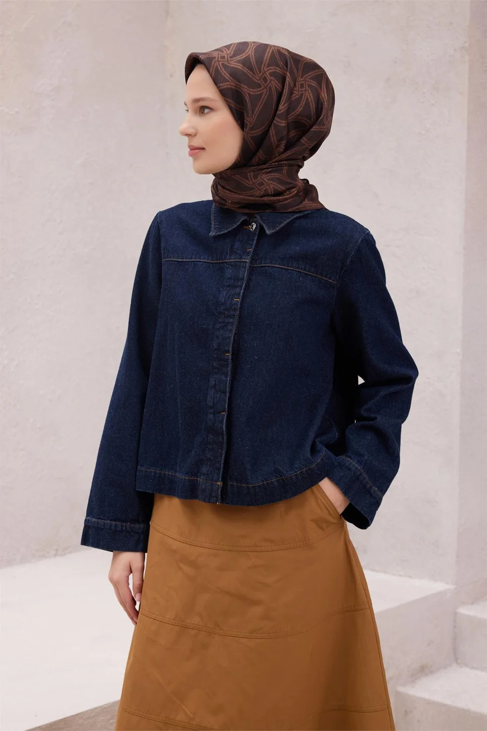 Belli Twill İpek Eşarp 4221-84