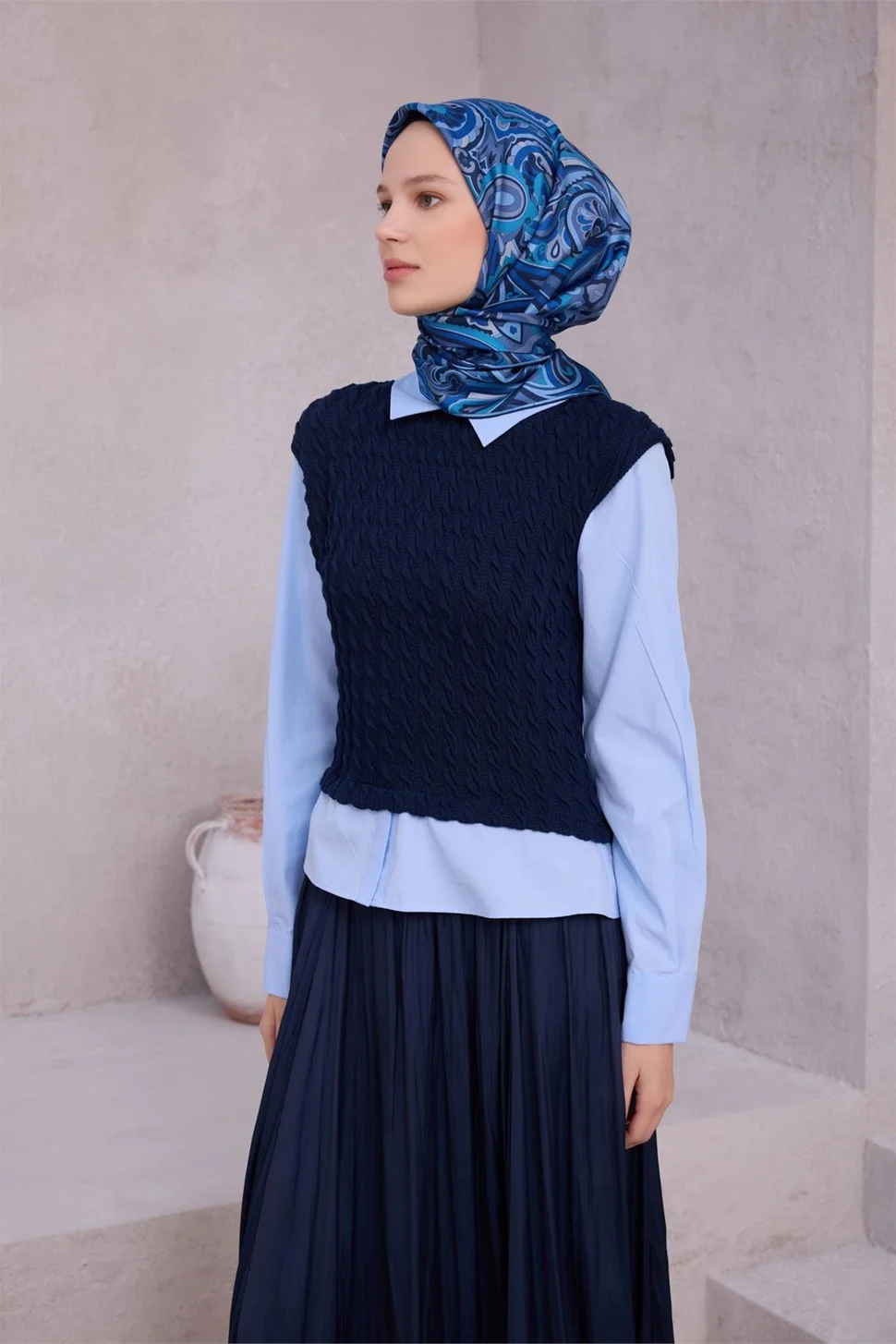 Belli Twill İpek Eşarp 4222-88