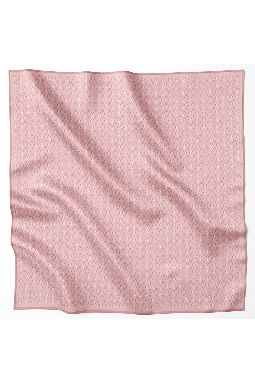 Belli Twill İpek Eşarp Pembe