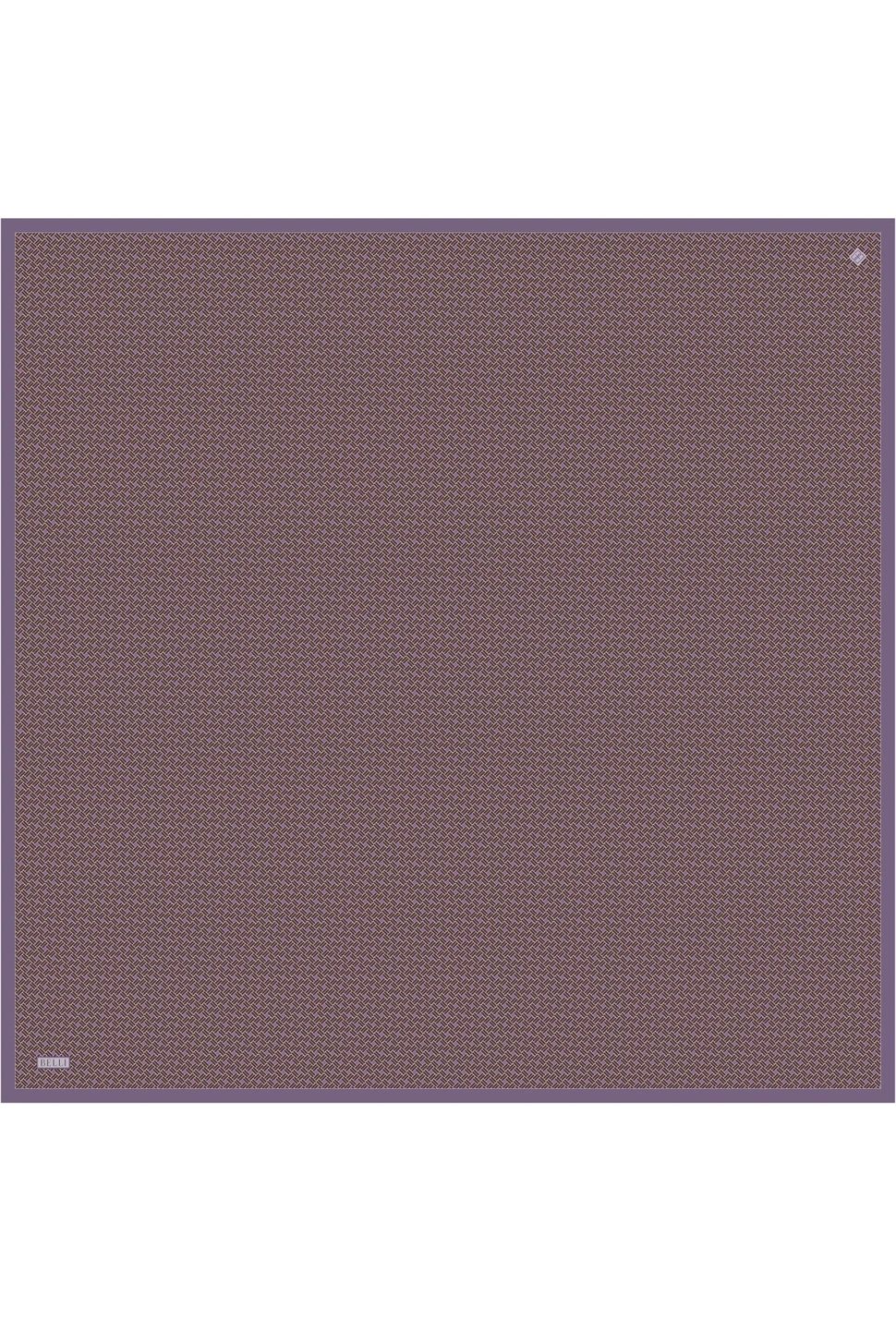 Belli Twill İpek Eşarp 4317-34 Kahverengi, Mor