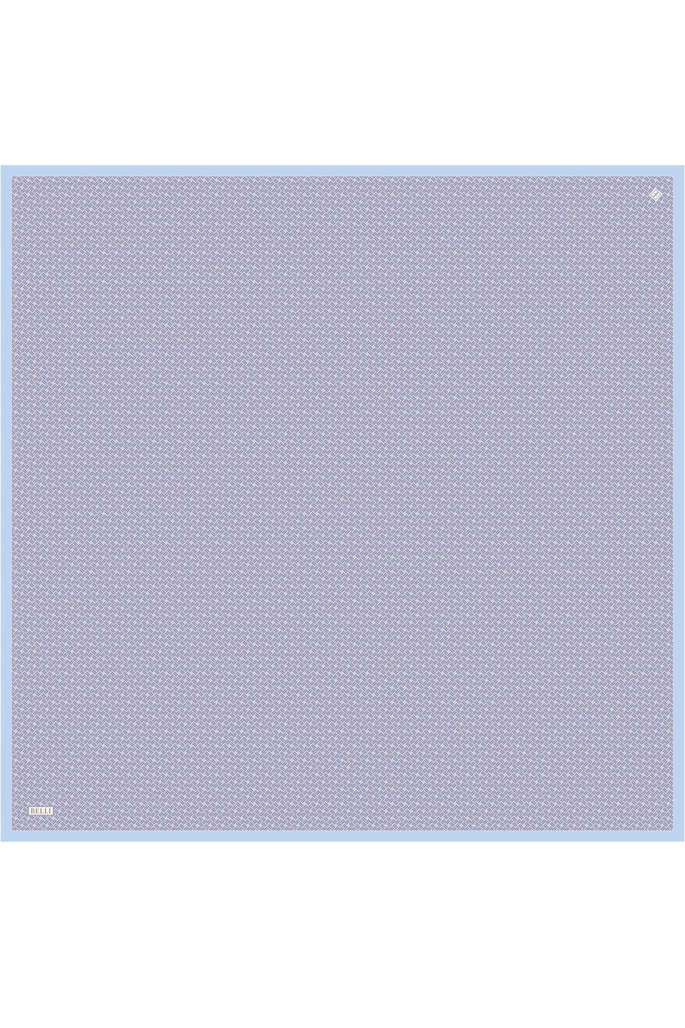 Belli Twill İpek Eşarp 4317-36 Mor, Bebe Mavi