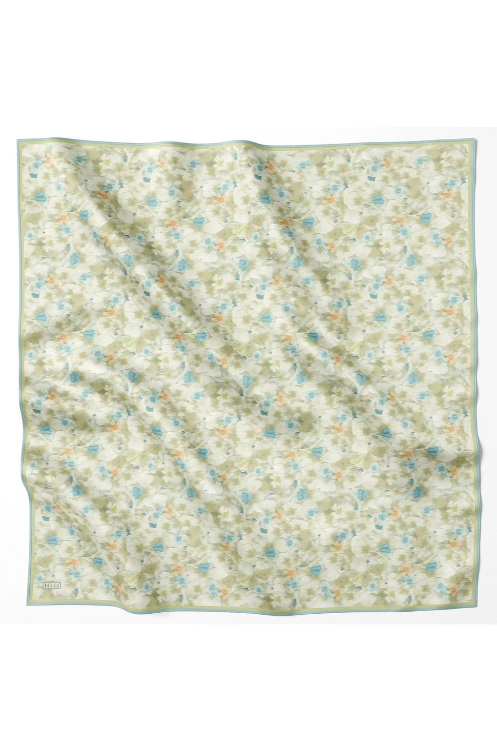 Belli Twill İpek Eşarp Fıstık Yeşili