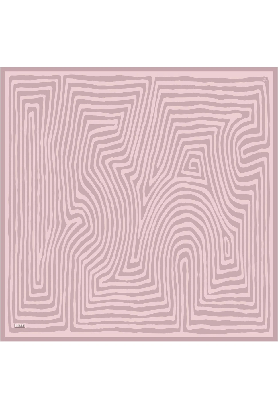 Belli Twill İpek Eşarp 4325-01 Lila, Pembe