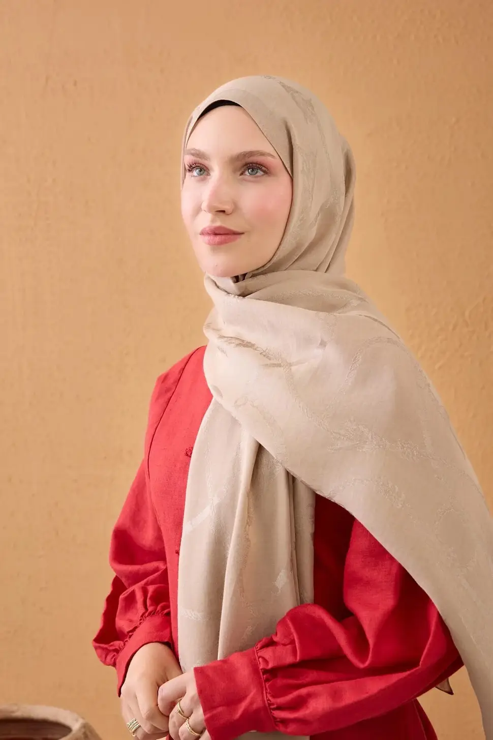 Silk Home Naia Pamuk Şal Halat Bej