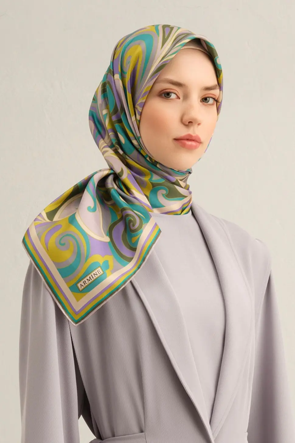 Armine Sura İpek Eşarp 9323-S84