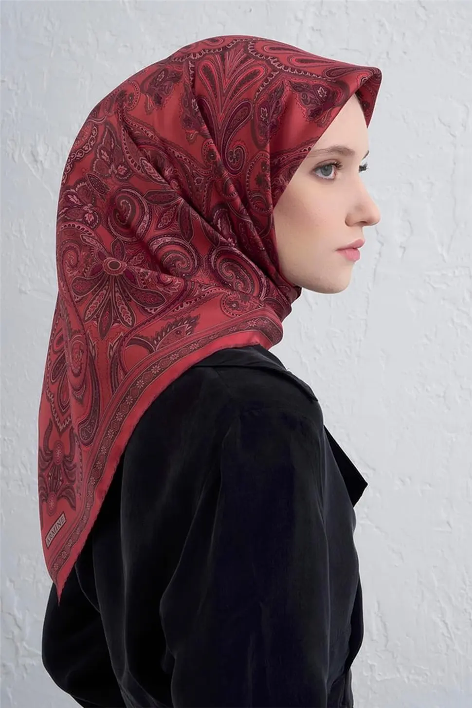Armine Sura İpek Eşarp Kırmızı
