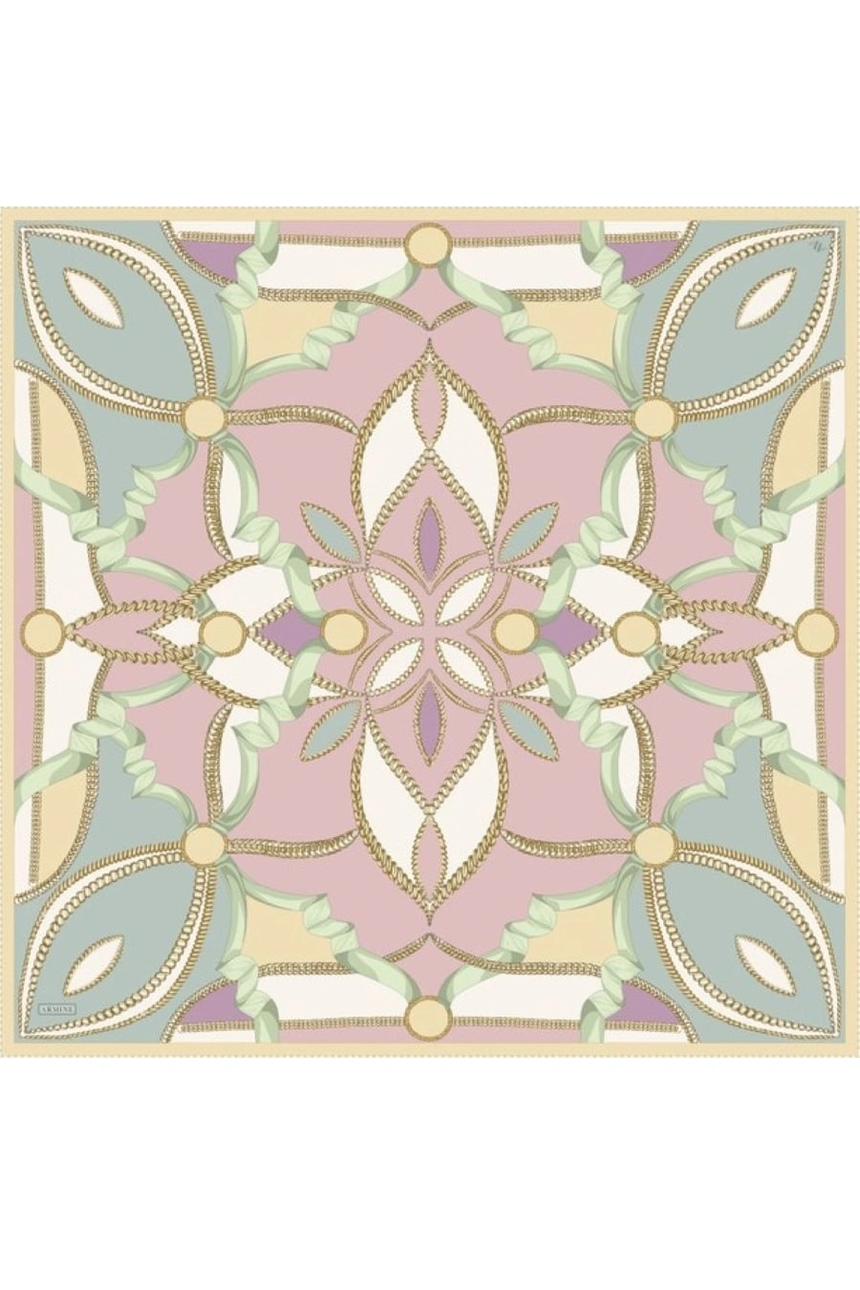 Armine Sura İpek Eşarp Pembe