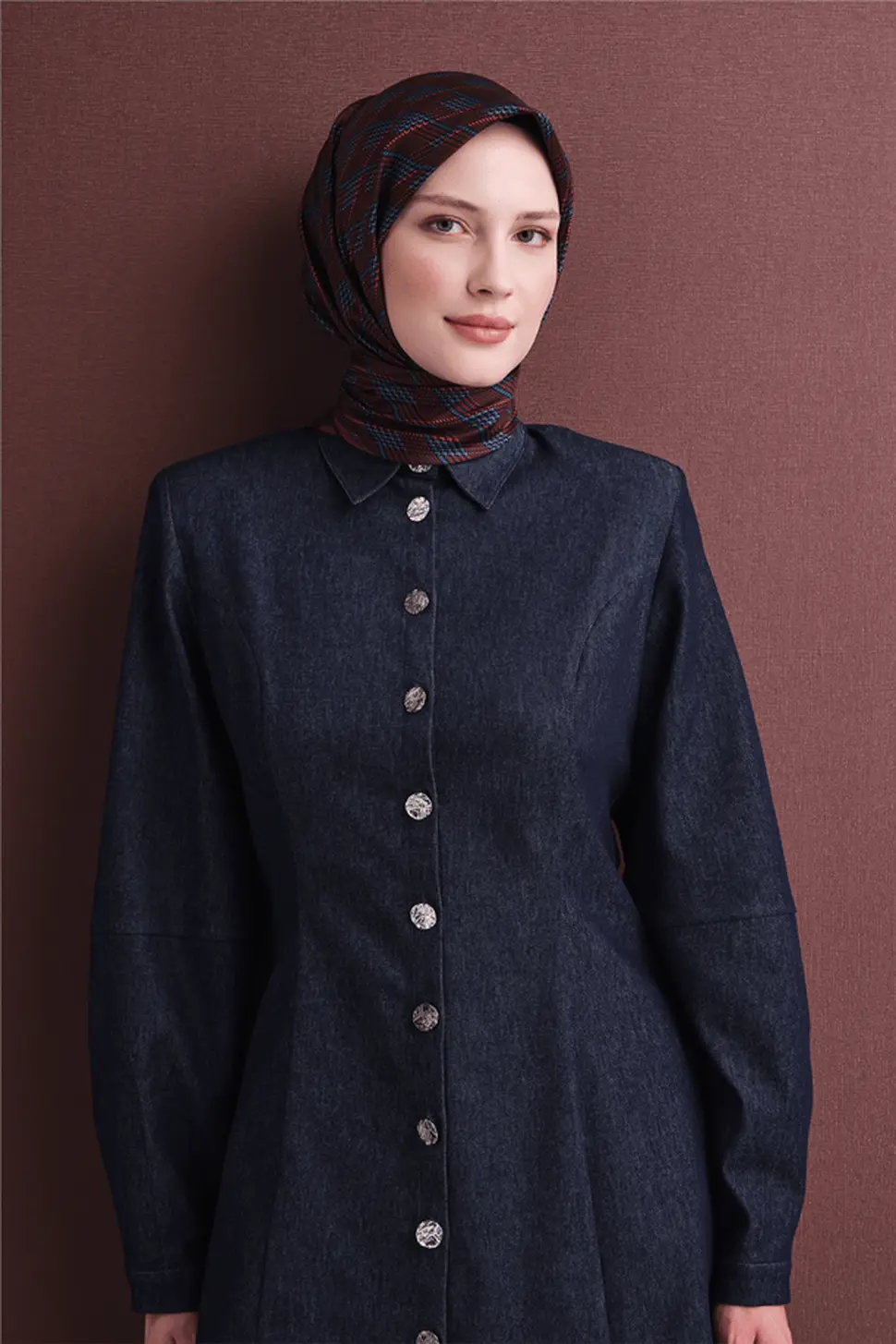 Armine Sura İpek Eşarp Bordo