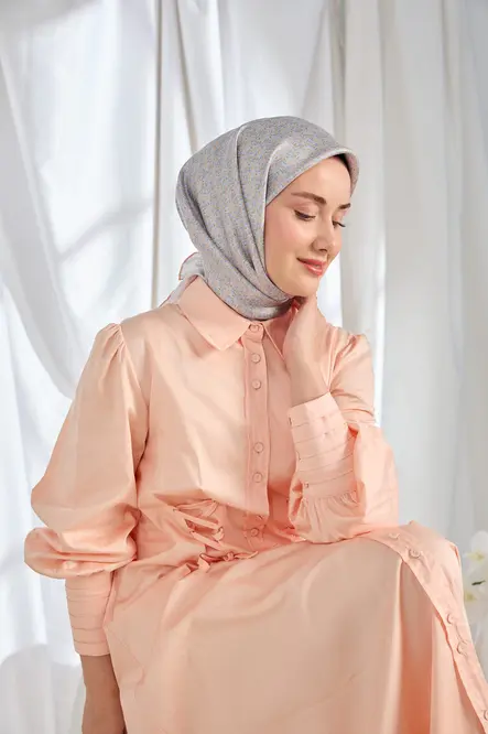 Silk Home Twill İpek Eşarp Mini Bouquet Lila