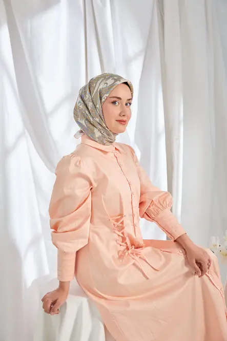Silk Home Twill İpek Eşarp Ottoman Paisley Ekru