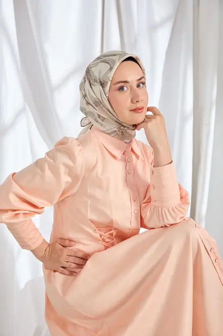 Silk Home Twill İpek Eşarp Bloom Taş