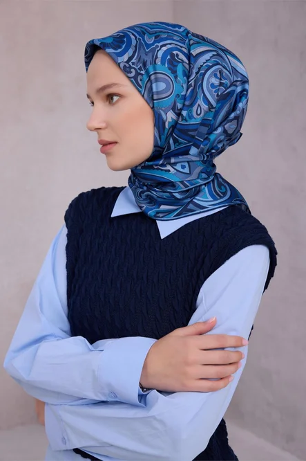 Belli Twill İpek Eşarp 4222-88