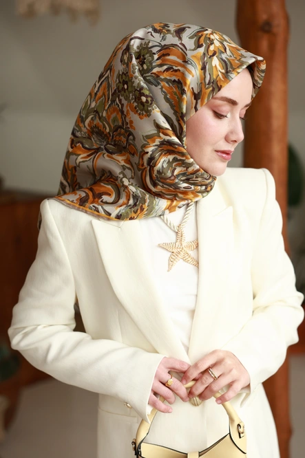 Silk Home Twill İpek Eşarp 11469-34