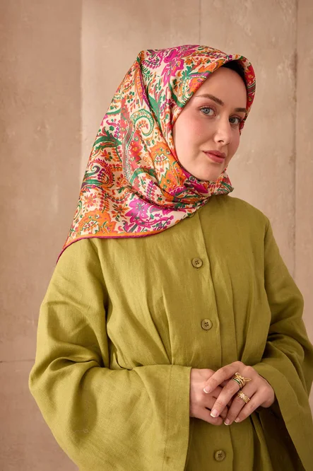 Silk Home Twill İpek Eşarp 11473-41