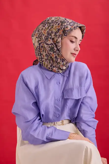 Silk Home Twill İpek Eşarp 11478-10