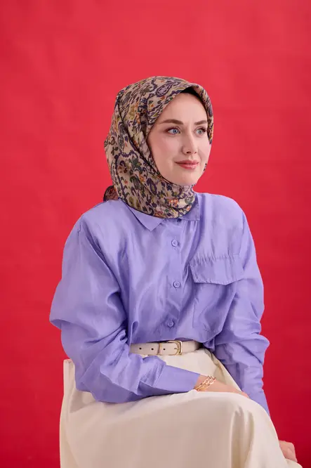 Silk Home Twill İpek Eşarp 11478-10