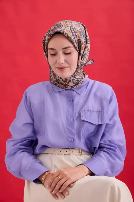 Silk Home Twill İpek Eşarp 11478-10