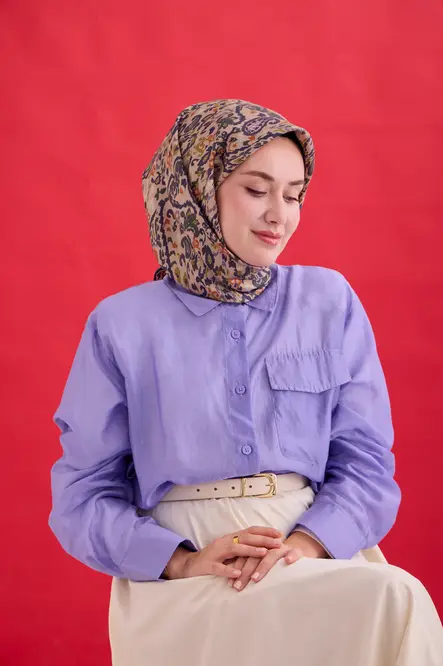 Silk Home Twill İpek Eşarp 11478-10