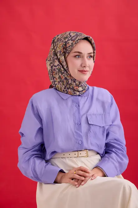 Silk Home Twill İpek Eşarp 11478-10