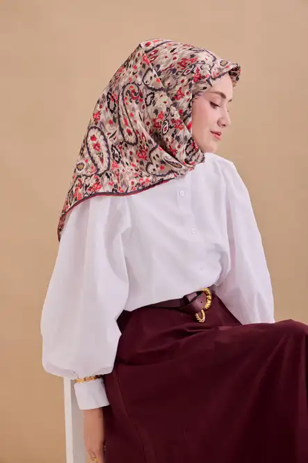 Silk Home Twill İpek Eşarp 11478-14