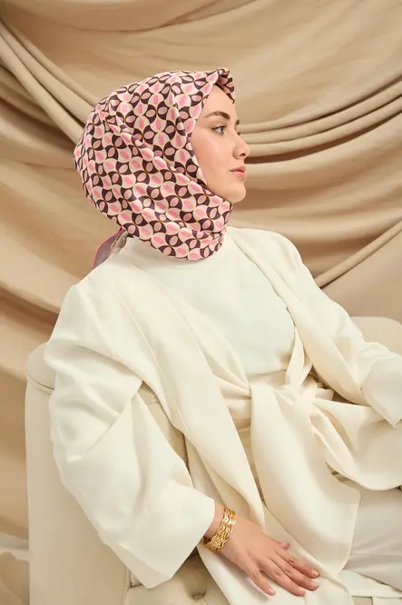 Silk Home Twill İpek Eşarp 11481-03 Toz Pembe