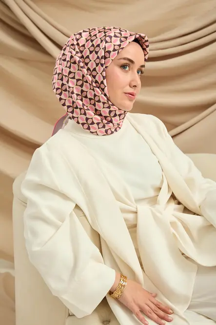 Silk Home Twill İpek Eşarp 11481-03 Toz Pembe