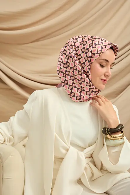 Silk Home Twill İpek Eşarp 11481-03 Toz Pembe