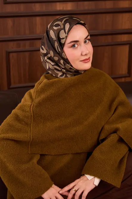 Silk Home Twill İpek Eşarp 11494-11 Haki