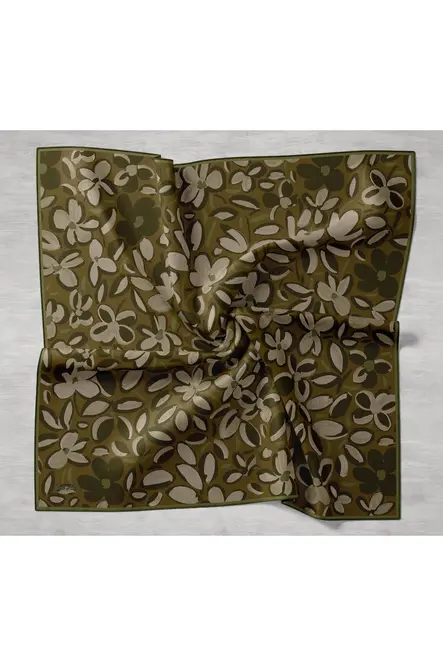 Silk Home Twill İpek Eşarp 11494-11 Haki