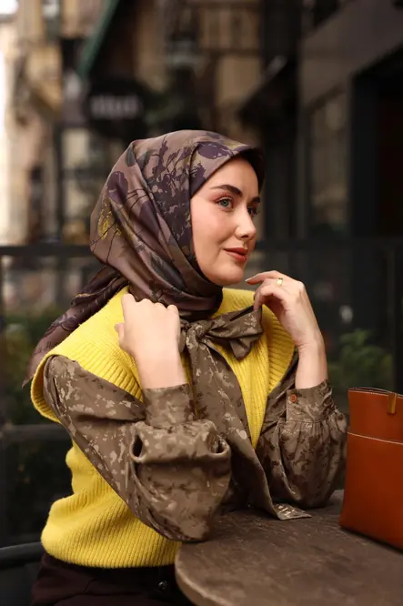 Silk Home Twill İpek Eşarp 11497-08