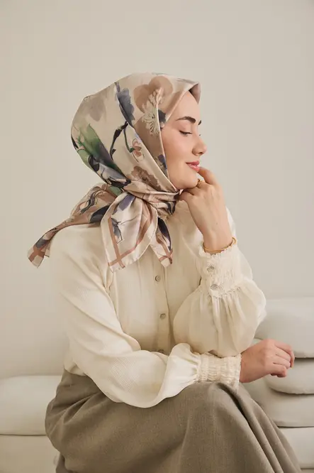 Silk Home Twill İpek Eşarp 11498-08