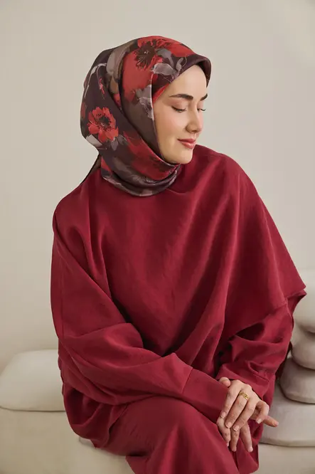 Silk Home Twill İpek Eşarp 11498-10