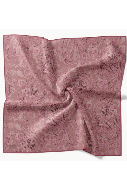 Silk Home Twill İpek Eşarp 11519-18 Soğan Kabuğu, Pembe, Taş