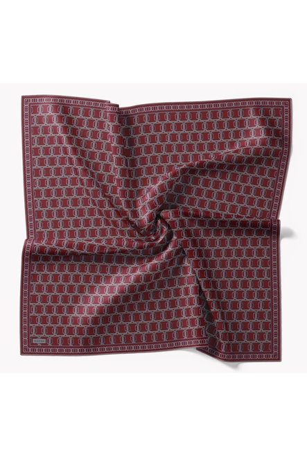 Silk Home Twill İpek Eşarp 11521-06 Zincir Bordo