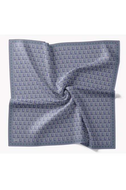 Silk Home Twill İpek Eşarp 11521-10 Zincir Gri, Lavanta, Mor